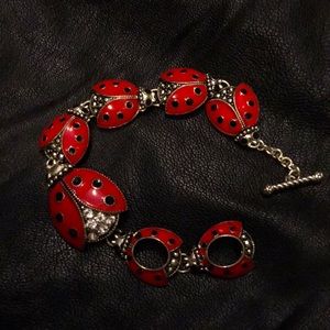 Ladybug bracelet.